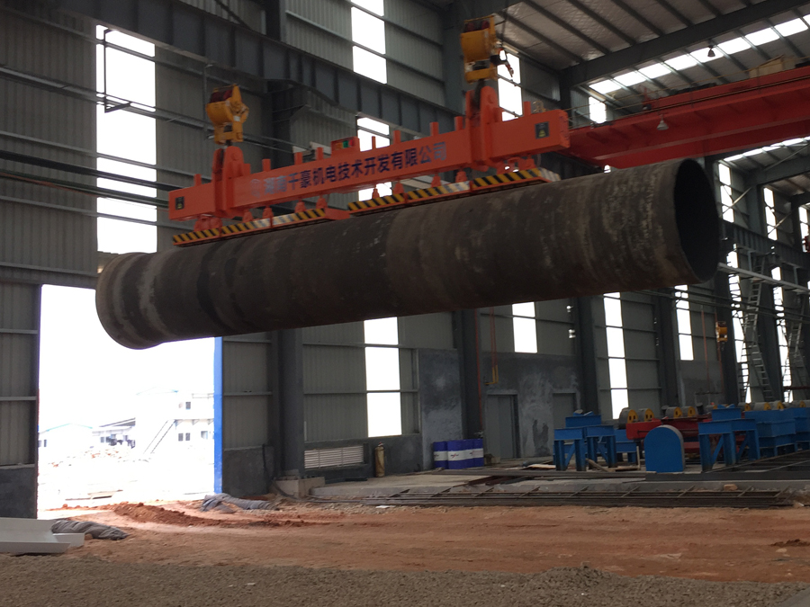 鋼管吊裝中球墨鑄鐵管的起吊