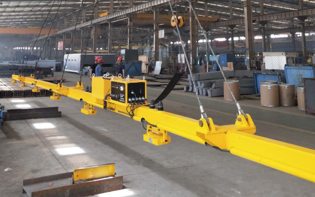 長(zhǎng)鋼板起吊如何防止鋼板變形彎曲——電永磁吊具