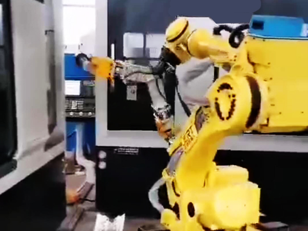 自動化電永磁鐵應用于關節(jié)機器人加工軸類零件